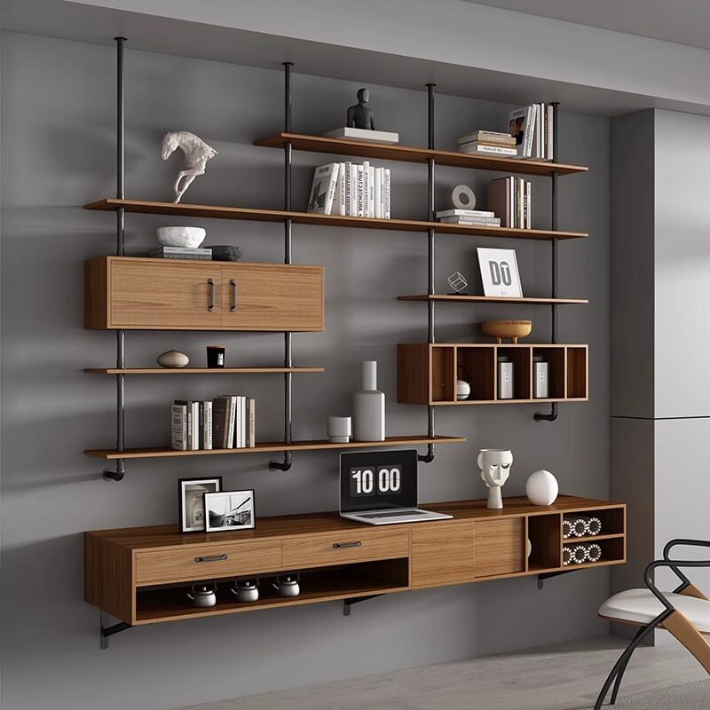 Bedroom Furniture - Meja Kayu Solid Modern Model Mengambang