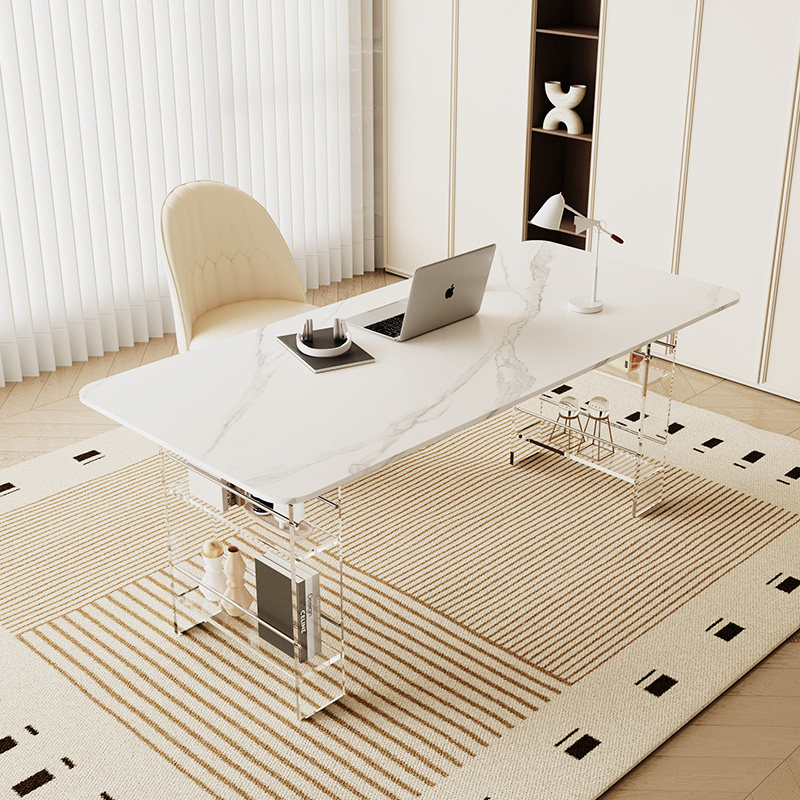 Bedroom Furniture - Meja Kerja Batu Sintered Kelas Atas