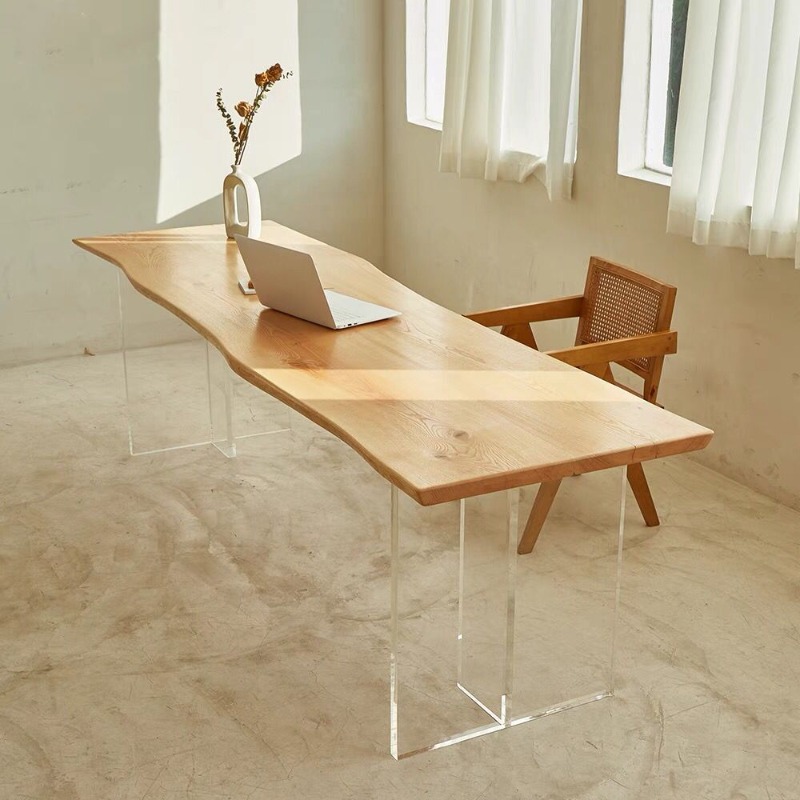 Meja Mengambang Akrilik Kayu S - Bedroom Furniture ulasan dan harga