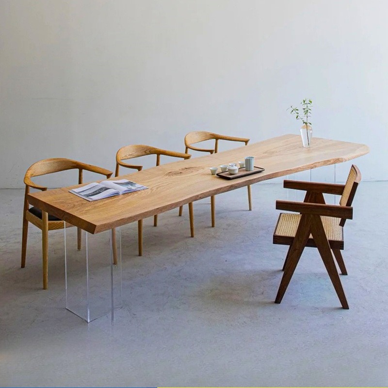 Meja Mengambang Akrilik Kayu S - Bedroom Furniture ulasan dan harga