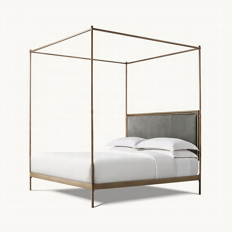 Rangka Tempat Tidur Logam Ukur - Canopy Bed Frame Metal Queen ulasan dan harga