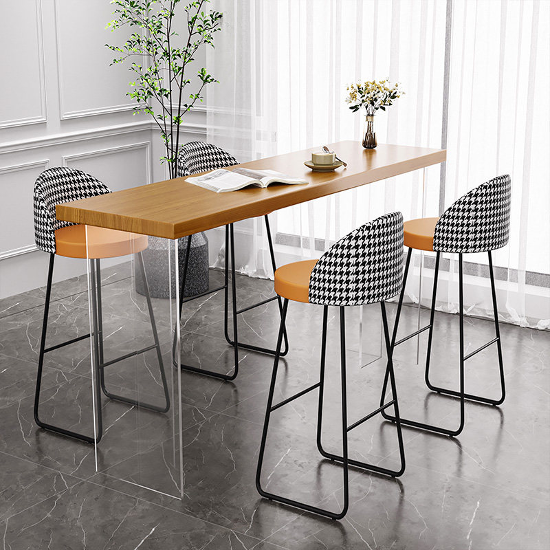 Meja Bar Kayu Solid Mengambang - Tables ulasan dan harga