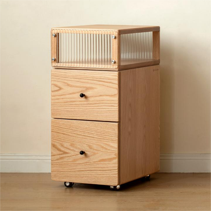 # Nakas Kamar Tidur Hotel Kayu - Solid Wood Nightstand 2 Drawers ulasan dan harga